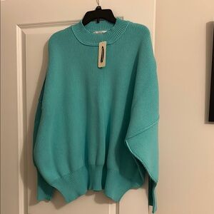 Impressions Chic Teal Sweater